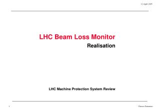 LHC Beam Loss Monitor