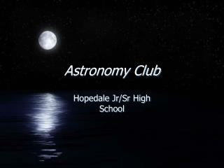 Astronomy Club