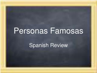 Personas Famosas