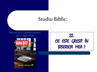 Studiu Biblic: