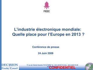 Conférence de presse 24 Juin 2009
