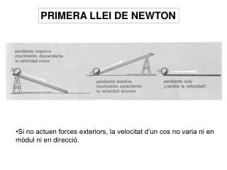 PRIMERA LLEI DE NEWTON