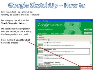 Google SketchUp – How to