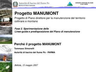 Progetto MANUMONT