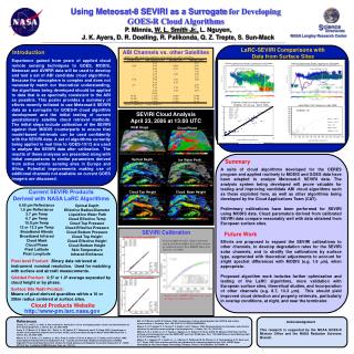 Using Meteosat-8 SEVIRI as a Surrogate for Developing GOES-R Cloud Algorithms