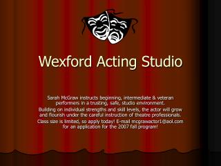 Wexford Acting Studio