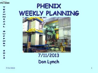 PHENIX WEEKLY PLANNING