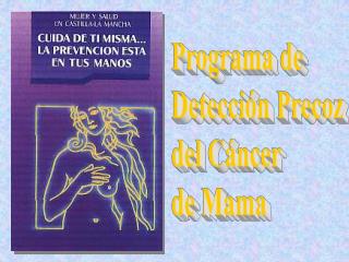 Programa de Detección Precoz del Cáncer de Mama