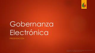 Gobernanza Electrónica