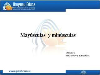 Mayúsculas y minúsculas