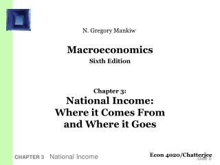 Macroeconomics Sixth Edition