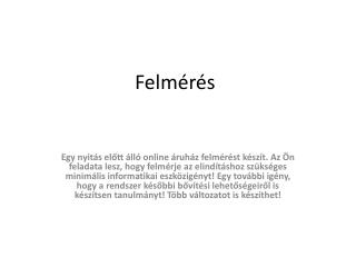 Felmérés