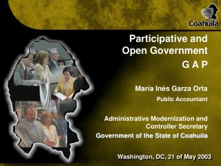 Participative and Open Government G A P