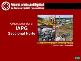 Organizadas por el IAPG Seccional Norte