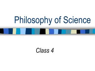 Philosophy of Science