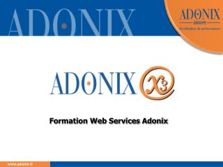 Formation Web Services Adonix