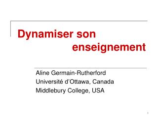 Dynamiser son enseignement