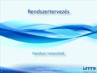 Rendszertervezés