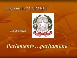 Parlamento…parliamone