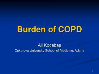 Burden of COPD