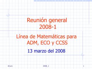 Reunión general 2008-1