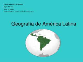 Geografía de América Latina