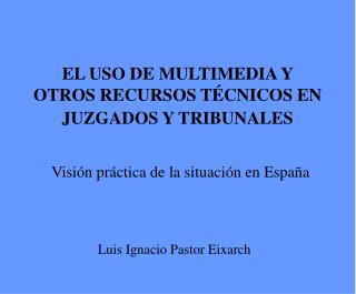 Luis Ignacio Pastor Eixarch