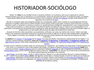 HISTORIADOR-SOCIÓLOGO