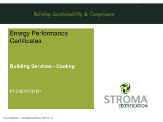 Energy Performance Certificates