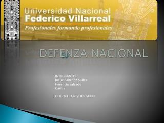 DEFENZA NACIONAL