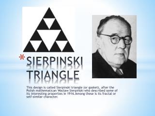 SIERPINSKI TRIANGLE