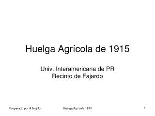 Huelga Agrícola de 1915