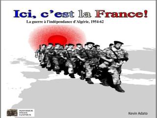 La guerre à l'indépendance d'Algérie, 1954-62