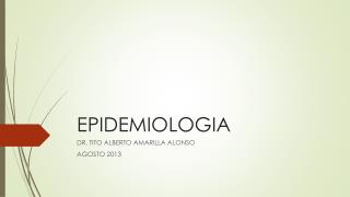 EPIDEMIOLOGIA