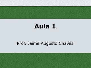 Aula 1