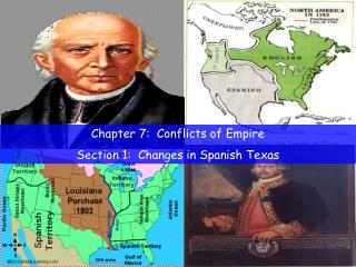 Chapter 7: Conflicts of Empire Section 1: Changes in Spanish Texas