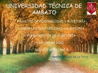 UNIVERSIDAD TÉCNICA DE AMBATO