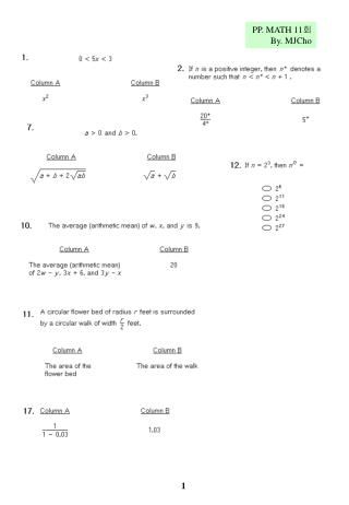 PP. MATH 11 회 By. MJCho