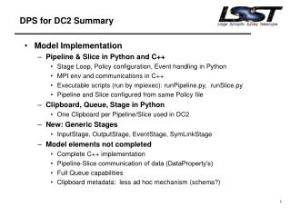 DPS for DC2 Summary