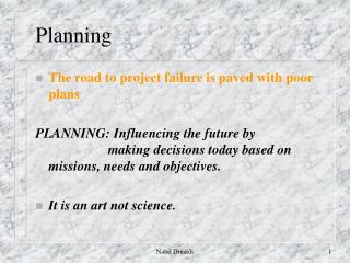 Planning