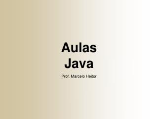 Aulas Java