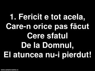 Fericit e tot acela