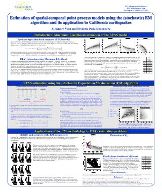 Stability and accuracy of the EM methodology