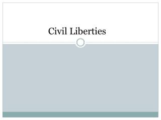 Civil Liberties