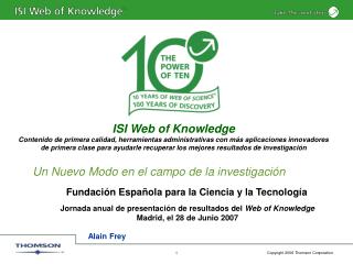 ISI Web of Knowledge