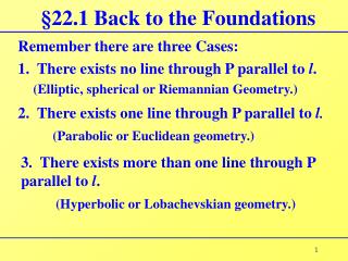 §22.1 Back to the Foundations