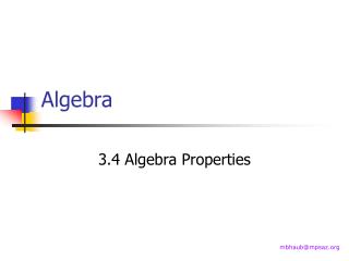 Algebra