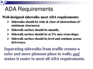 ADA Requirements