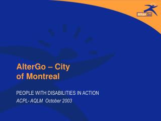 AlterGo – City of Montreal