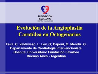 Evolución de la Angioplastia Carotídea en Octogenarios